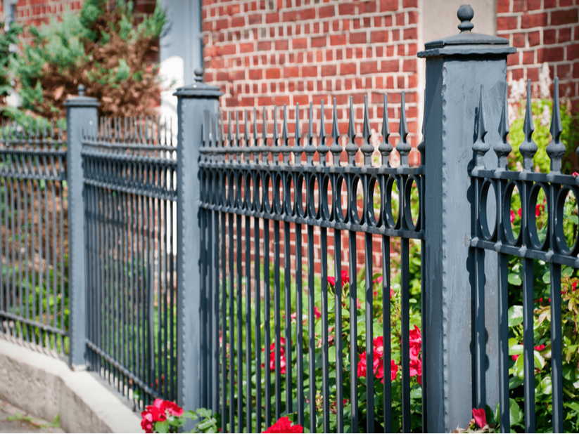 Low Metal Iron Fence from Long Beach Fence Company